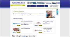 Desktop Screenshot of martinezcabezas.com
