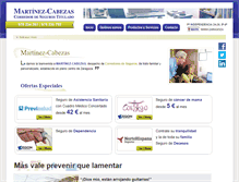 Tablet Screenshot of martinezcabezas.com